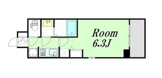 エステムコートディアシティWEST【10階】の間取り