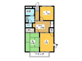 熊沢コーポ【3階】の間取り