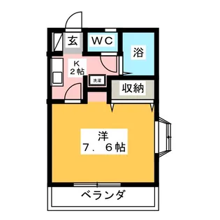 友ビル6号【3階】の間取り