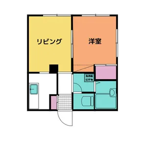 重田ハイツ【2階】の間取り