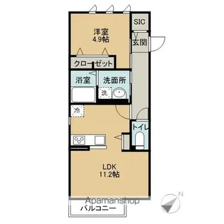 PrimaStella【2階】の間取り