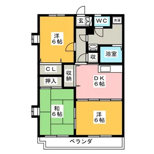 サクラメント【2階】の間取り