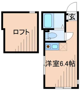 ユナイト大倉山マクリントックの杜【1階】の間取り