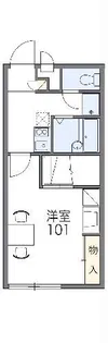 レオパレス中菅谷【1階】の間取り