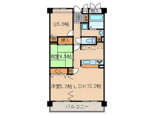 グランKSジオ【2階】の間取り
