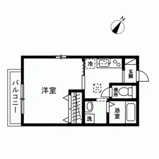 デア・クレー【2階】の間取り