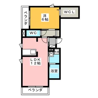Fleurage【4階】の間取り