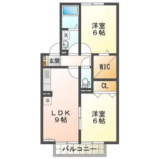 ル・モンド・グランデ【2階】の間取り