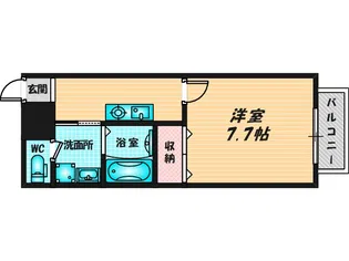 プレジール 加納【1階】の間取り
