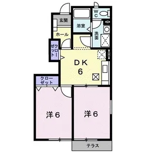 サンクレスト【1階】の間取り