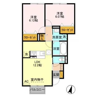 アステールIII【1階】の間取り