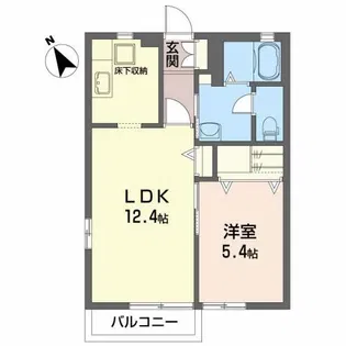 ブルグII【1階】の間取り