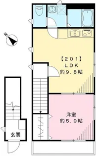 フィカーサ堀切【2階】の間取り