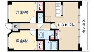 プライム伸和【3階】の間取り