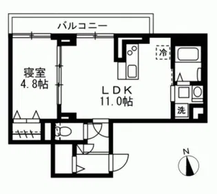 ル・ポールKAIJI【2階】の間取り