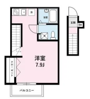 グローベルメゾン本蓮沼【2階】の間取り