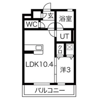 リジョイスリバー2【1階】の間取り
