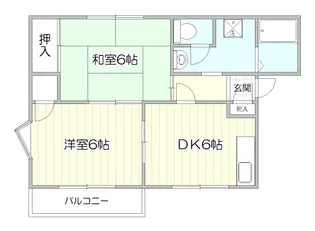 グランメールさくら【2階】の間取り