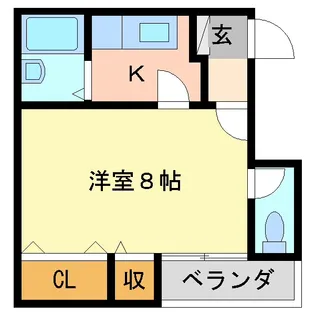 スカーレット【2階】の間取り