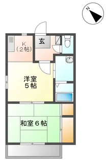 クレール永昌【1階】の間取り