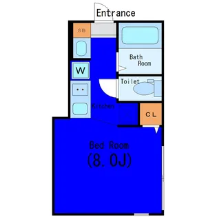 東京都品川区西中延1【マンション】の間取り