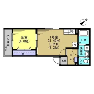 KS Residence【2階】の間取り