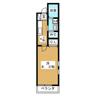 ドマーニ【3階】の間取り