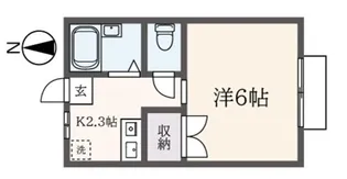ヴィレッジエム【2階】の間取り