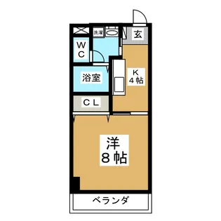 第3ジーオンビル【4階】の間取り