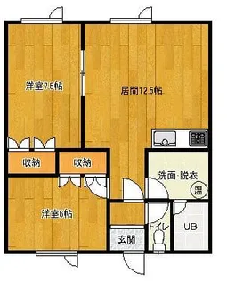 アウル【1階】の間取り