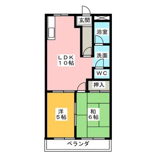 ミロワール【2階】の間取り