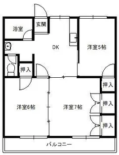 パストラル・ハイツII【3階】の間取り
