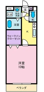 ハピネスI【2階】の間取り