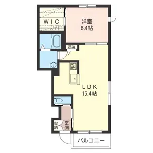 エスペランス【1階】の間取り
