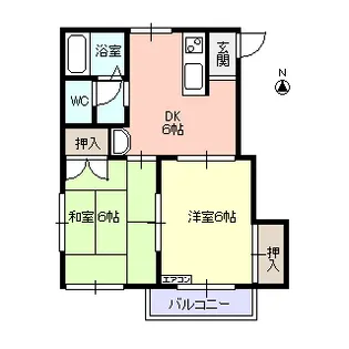 シャルルメイプル【1階】の間取り