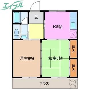 2Kの間取り画像