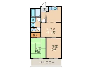 芳伊第2ビルの間取り