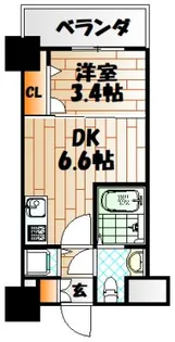 福岡県北九州市小倉北区馬借2【マンション】の間取り