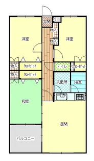ベル・グランドール【2階】の間取り