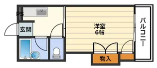 1Kの間取り画像