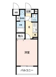 ヴィランス大塚I【1階】の間取り