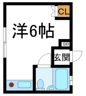 クレール小岩【1階】の間取り
