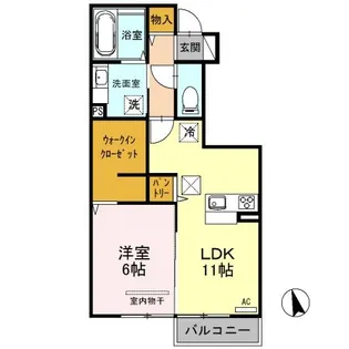 サンフラワー【1階】の間取り