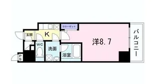 広尾ビューヒルズ【5階】の間取り