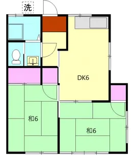 本多アパート【1階】の間取り