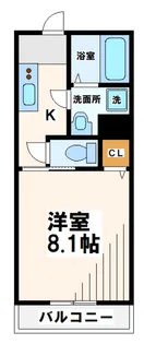 東京都府中市白糸台4【アパート】の間取り