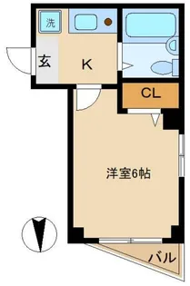 MSハイツIII【4階】の間取り