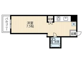 ステイタス小網【5階】の間取り