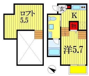 シーガーディアン【2階】の間取り