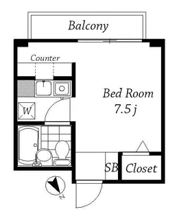 碑文谷コート【2階】の間取り